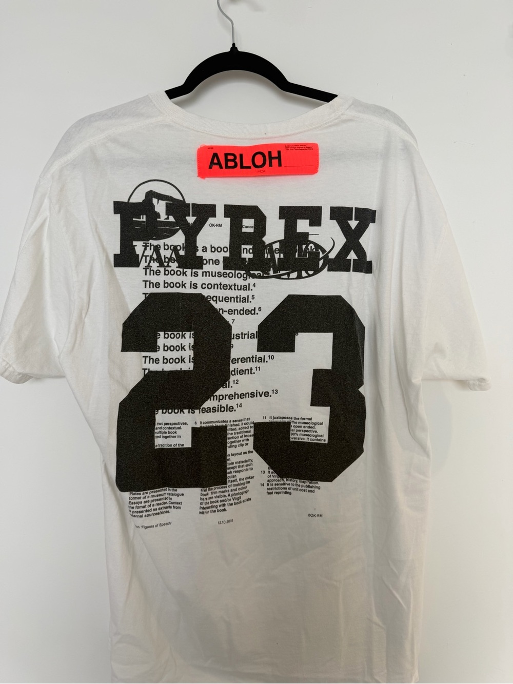 VIRGIL ABLOH x Champion MCA shirt